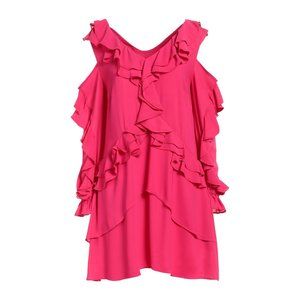 TWENTY EASY by KAOS Hot Pink Crepe Dress: Italian Elegance in Size 4